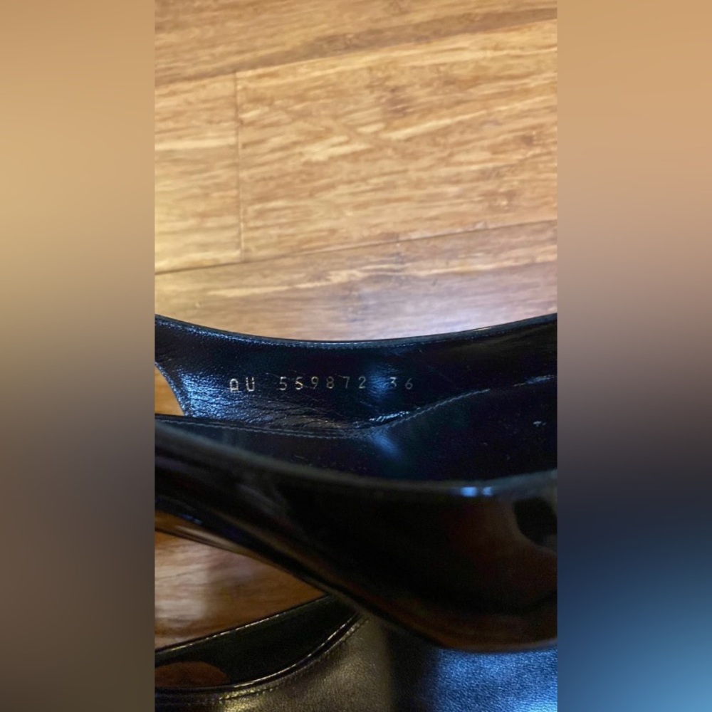 Saint Laurent Charlotte 55 Black Pump size 36 - Picture 2 of 5